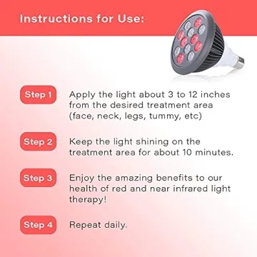 Hooga HG24 Red Light Therapy Device for Skin Healing