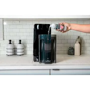 Baby Brezza Descaler 8 oz. Made in USA. Universal Descaling Solution for Baby Brezza and other baby appliances. Removes mineral build-up and extends your machine’s lifespan.