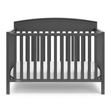 Graco Benton 5-in-1 Convertible Crib in Gray for Easy Transition