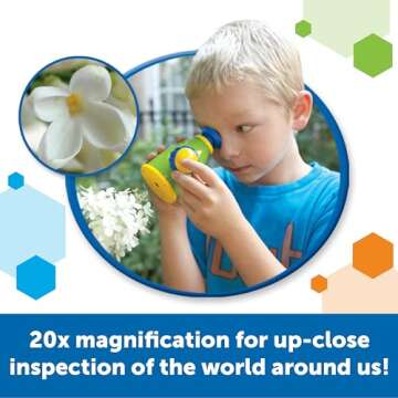 Learning Resources Primary Science Viewscope, Microscope for Kids, Beginner Microscope, Ages 3+