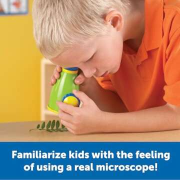 Learning Resources Primary Science Viewscope, Microscope for Kids, Beginner Microscope, Ages 3+