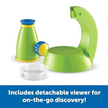 Learning Resources Primary Science Viewscope, Microscope for Kids, Beginner Microscope, Ages 3+