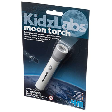 4M KidzLabs Moon Torch - Engaging Astronomy Projector for Kids