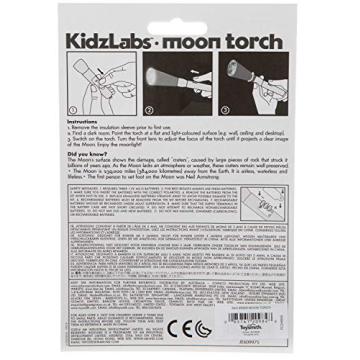 4M KidzLabs Moon Torch - Engaging Astronomy Projector for Kids