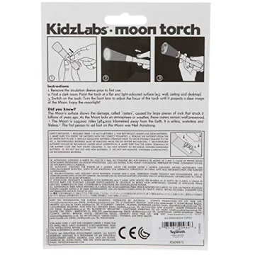 4M KidzLabs Moon Torch - Engaging Astronomy Projector for Kids