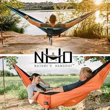 Portable Double Hammock for Camping and Travel
