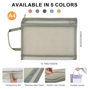 High-Quality Mesh Zipper Pouch for Every Need