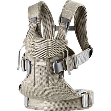 BABYBJÖRN New Baby Carrier One Air 2019 Edition, Mesh, Greige