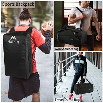 MATEIN 45L Gym Bag for Men Women - Versatile Travel Backpack