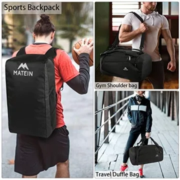 MATEIN 45L Gym Bag for Men Women - Versatile Travel Backpack