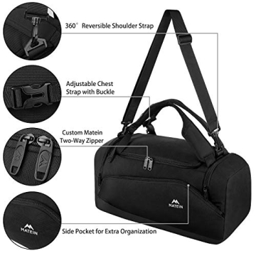 MATEIN 45L Gym Bag for Men Women - Versatile Travel Backpack