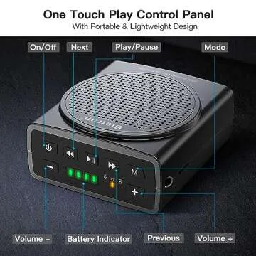 Bluetooth Voice Amplifier for Teachers, Portable Rechargeable Mini Voice Amplifier with Wired Microphone Headset, PA System Megaphone Speaker for Teachers, Singing, Training, Presentation, Tour Guide