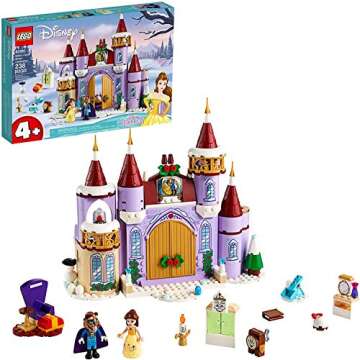 LEGO Disney Belle’s Castle Winter Celebration Building Kit