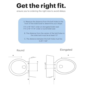 Brondell Bidet Toilet Seat Non-Electric Swash Ecoseat, Fits Elongated Toilets, White - Dual Nozzle System, Ambient Water Temperature - Bidet with Easy Installation
