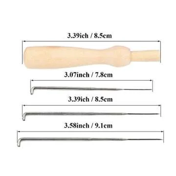 30 Pcs Needle Felting Kit, Wool Felting Needles Tool, Needle Felting Supplies, Wool Felting Supplies Needle Felting Tool, 3 Sizes Felting Needles 3.58/3.39/3.07 inch