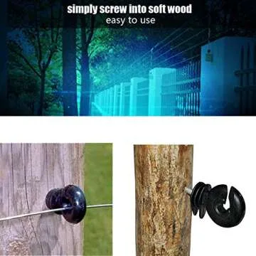 VinBee 20pcs Electric Fence Insulator for Easy Installation