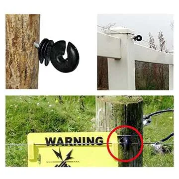 VinBee 20pcs Electric Fence Insulator for Easy Installation