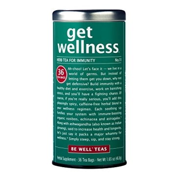 The Republic Of Tea Be Well Red Rooibos Tea - Get Wellness - No. 11 Herbal Tea For Immunity, 36 Tea ...