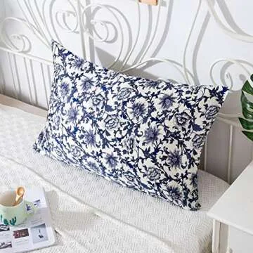 SLPBABY Silk Pillowcase for Hair and Skin with Hidden Zipper Print (Queen, Pattern13)