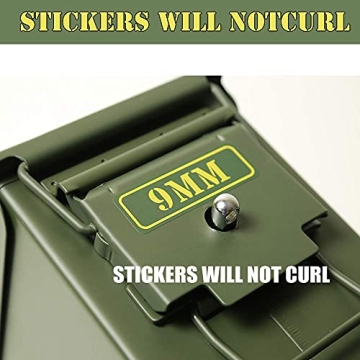 Aolamegs Vinyl Sticker Set for Ammo Storage Labels