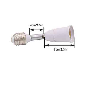 E26/E27 Adjustable Light Socket Extender for Flexible Lighting