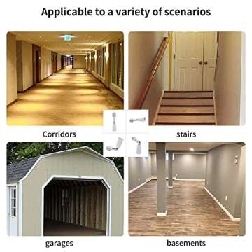 E26/E27 Light Socket Extender 5.5 inch Light Bulb Socket Adapter Flexible Adjustable 180° Bendable 360° Light Socket Extension Converter (2 Pack)