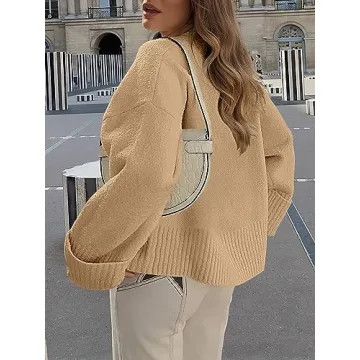 Oversized Cozy Knit Sweater for Stylish Comfort