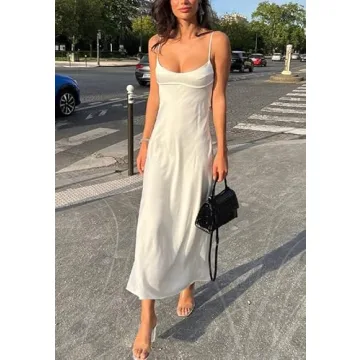 Elegant Women’s Satin Tube Top Maxi Dress Perfect for Events