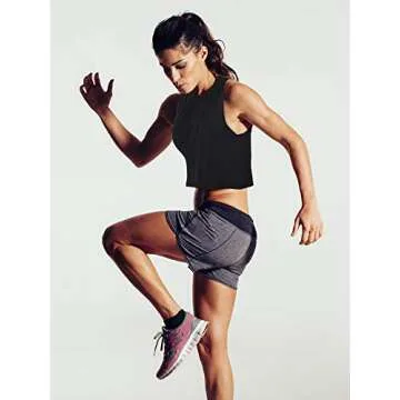 4 Pack Women's Basic Crop Tank Tops - Comfort & Style