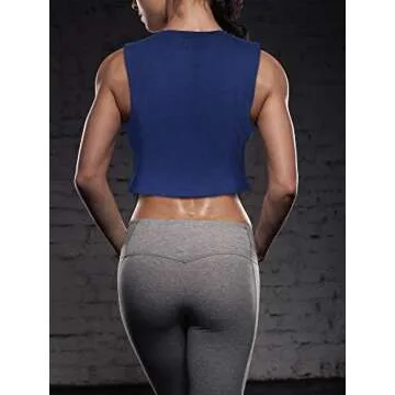 4 Pack Women's Basic Crop Tank Tops - Comfort & Style