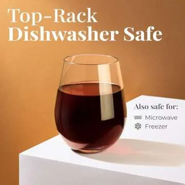 Vivocci Unbreakable Outdoor Wine Glasses - Durable & Stylish