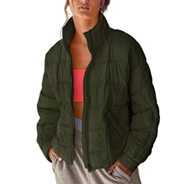 Aiopr Women's Oversized Packable Puffer Jacket