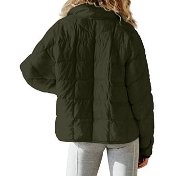 Aiopr Women's Oversized Packable Puffer Jacket