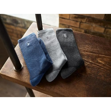 Polo Ralph Lauren Comfort Ribbed Crew Socks - 3 Pack