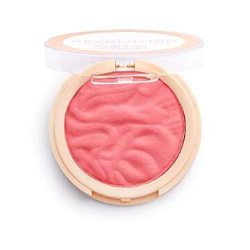 Revolution Beauty, Blusher Reloaded, Pressed Powder Face Blusher, Highly Pigmented & Long Lasting Formula, Pink Lady, 0.26 Oz.