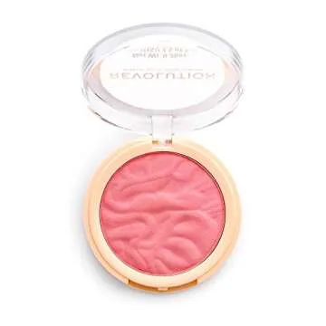 Revolution Beauty, Blusher Reloaded, Pressed Powder Face Blusher, Highly Pigmented & Long Lasting Formula, Pink Lady, 0.26 Oz.
