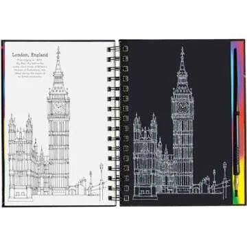 Creative Scratch & Sketch Extreme Cities Art Book