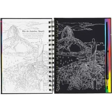 Creative Scratch & Sketch Extreme Cities Art Book