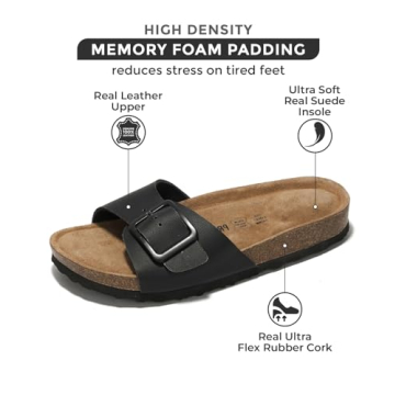 Project Cloud Women's Genuine Leather Summer Sandals