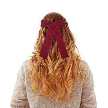 Elegant Dohia Velvet Bows Hair Clip for All Occasions