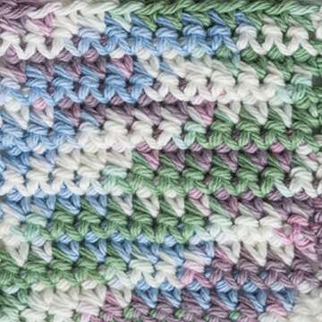 Lily Sugar'n Cream Cotton Cone Yarn, 14 oz, Freshly Pressed Ombre, 1 Cone