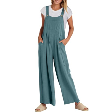 ANRABESS Womens Jumpsuits Overalls Wide Leg Casual Summer Outfits