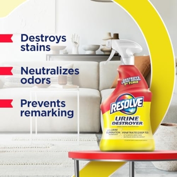 Resolve Urine Destroyer Spray for Pet Stains and Odors