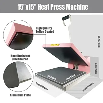BetterSub 15X15 Heat Press Machine for DIY Printing