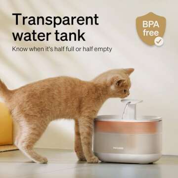 PETLIBRO Cat Water Fountain: Ultra Quiet, BPA-Free & Fun