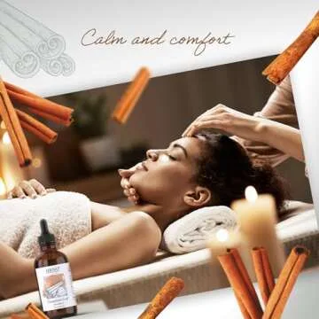 HBNO California Bottled Cinnamon Essential Oil (Leaf) 4 fl oz (120ml) - Natural Cinnamon Essential Oil for Diffuser - Perfect for Cleaning, Aromatherapy, DIY, Soap & Diffuser - Cinnamon Oil Essential