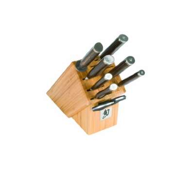Shun TDMS0900 Premier 9-Piece Gourmet Block Knife Set