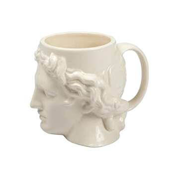 SURVEEL Novelty Coffee Mug Funny Beer Cup Michelangelo's David Statue 19.6 Ounce Ceramic Mugs Christmas Holiday Gift Birthday Present Idea for Men and Women Who Love Art