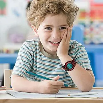 Kids Multifunctional Waterproof Sport Watch for Boys