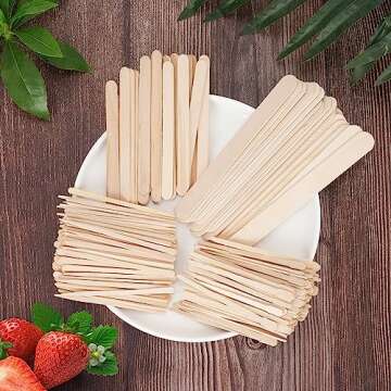 Versatile 1000Pcs Waxing Sticks - Assorted Sizes for Hair Removal and Crafts